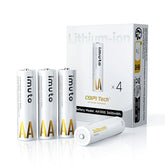 Imuto 3600mWh 鋰離子 AA 充電電池 – 4 節/8 節裝