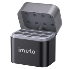Imuto翻蓋式8槽充電器 - 相容於AA鋰電池和鎳氫電池